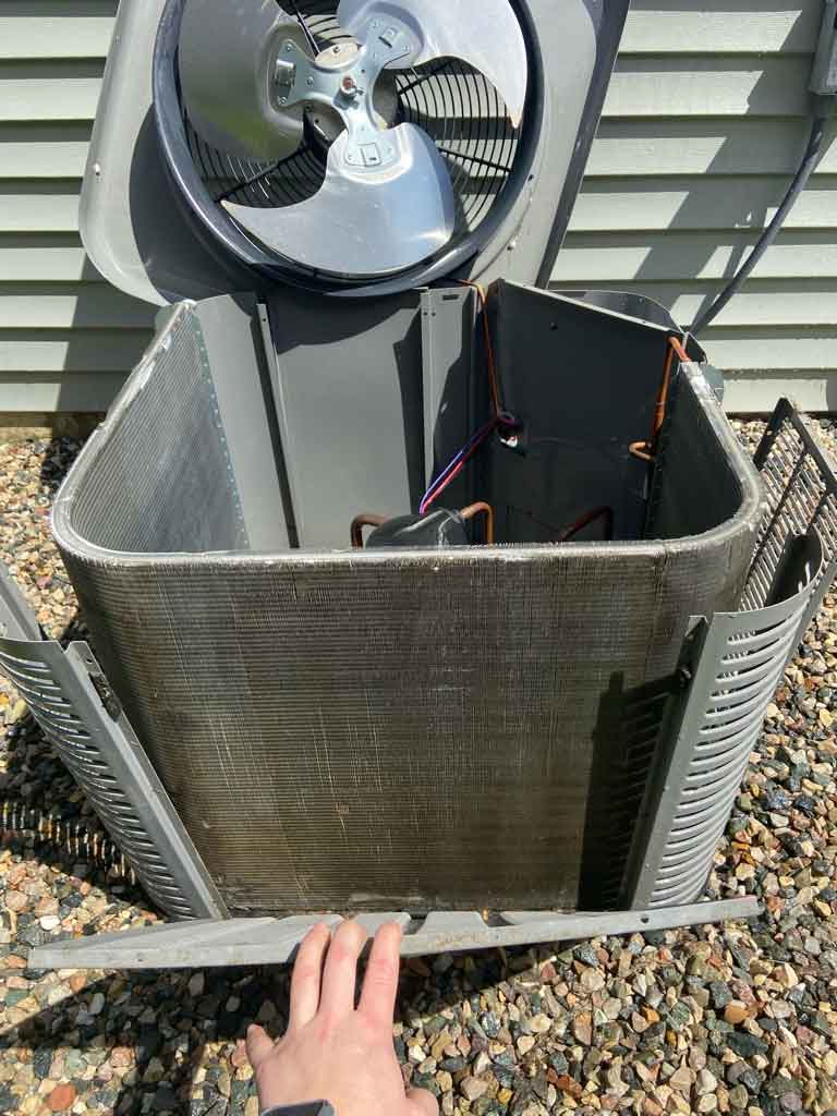 Broken AC Unit.