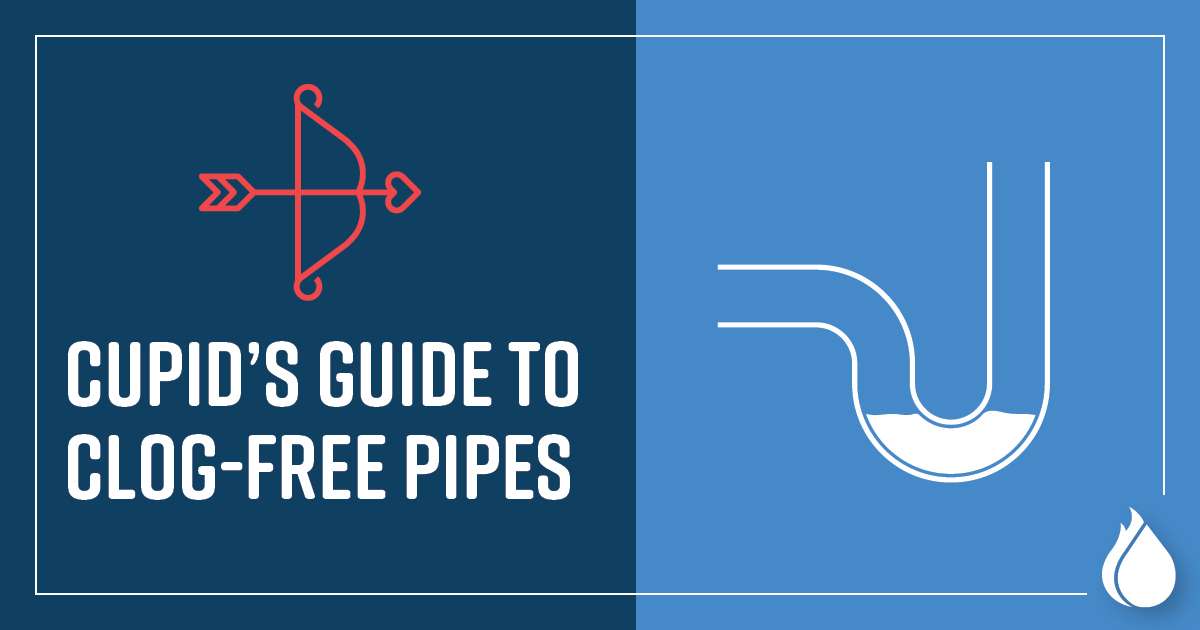 Pipe with clog icon.