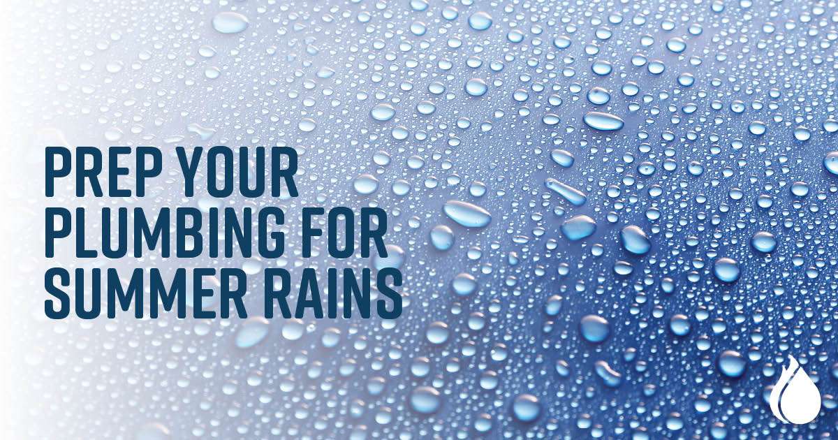 Raindrops on surface.