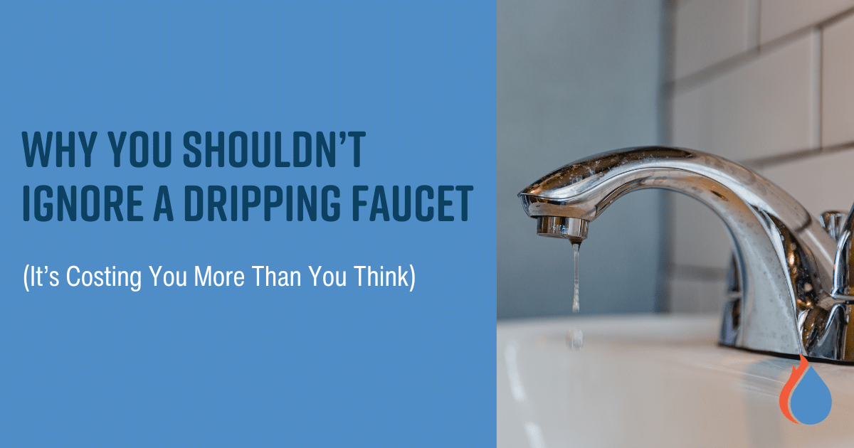 A dripping faucet.