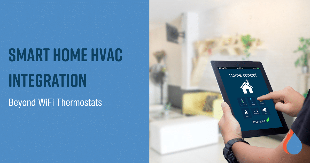 Tablet with home controls.